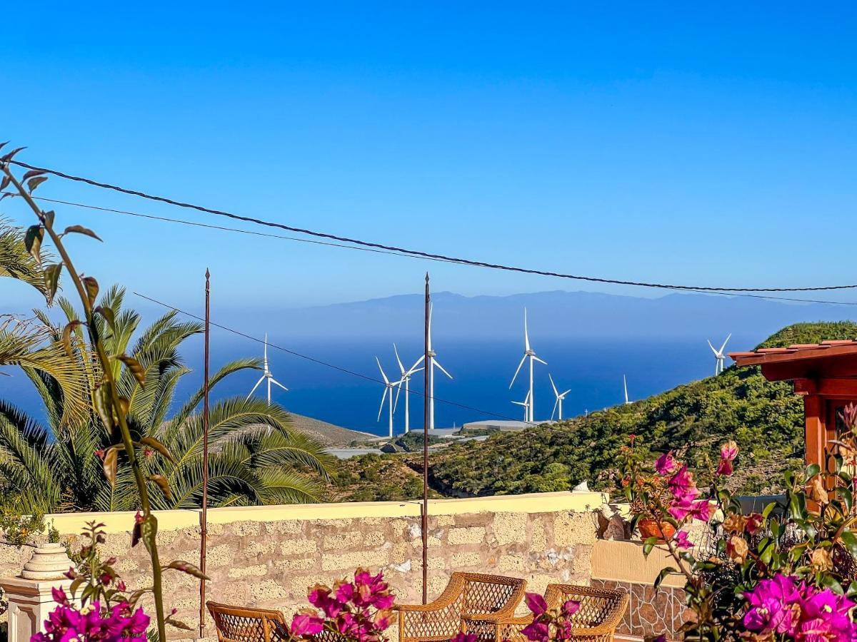 Exquisite Rural House With Garden, Pool And Sea Views Villa Arico Viejo Eksteriør billede